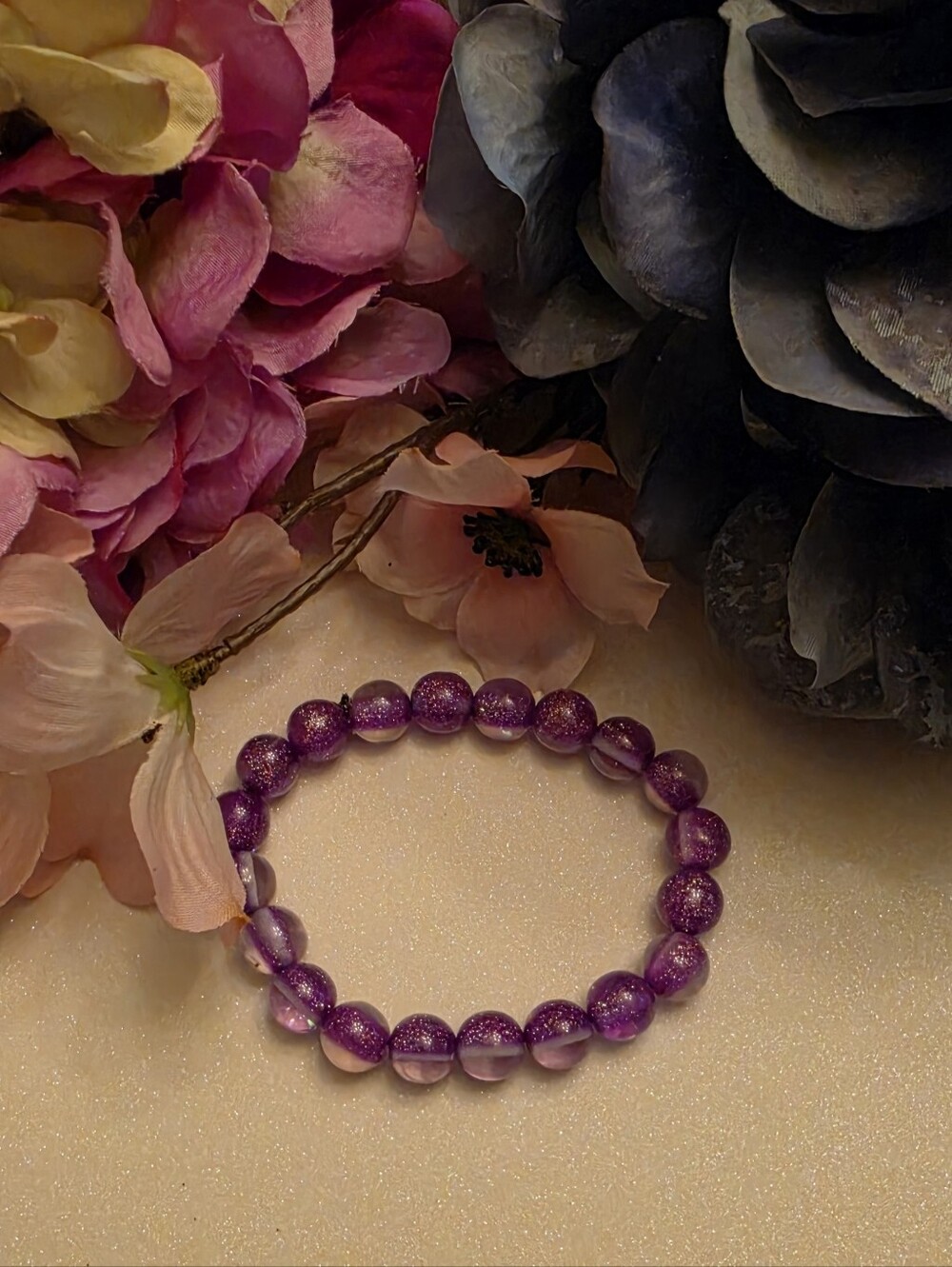 Violet Shimmer Bracelet